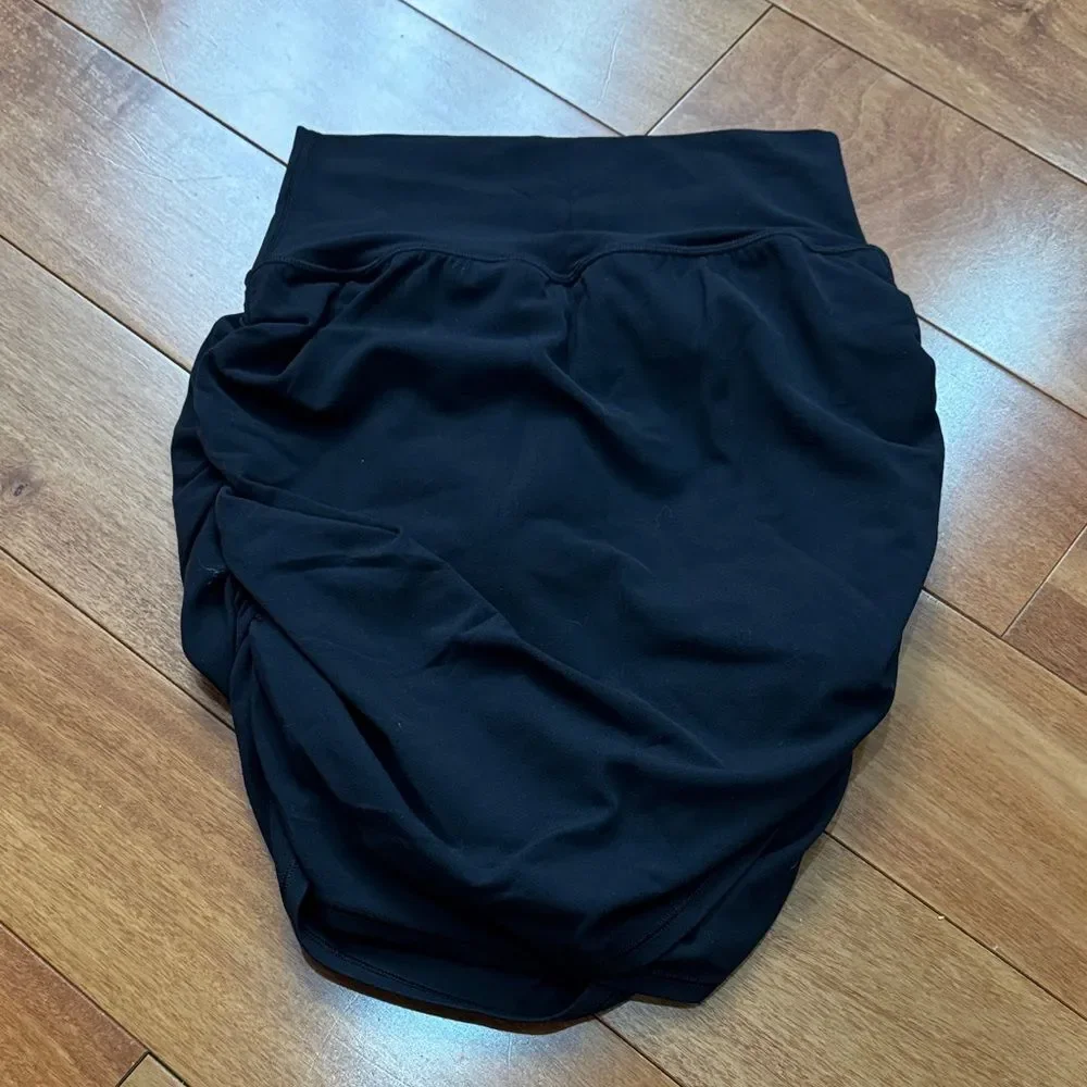 Athleta Black Transcend Skort Pencil Skirt Size SP‎